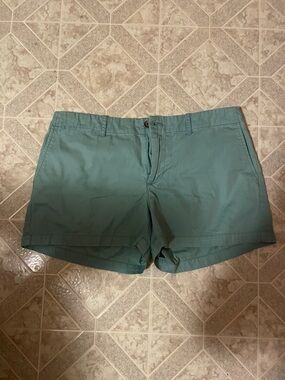 Women’s Teal Casual Cotton-Blend Shorts Ralph Lauren Polo